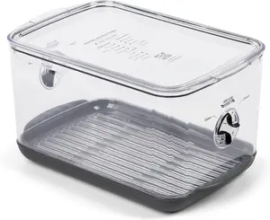 ProKeeper+ by Progressive Stackable Produce ProKeeper Storage Container with Stay-Fresh Vent System (PKS-902 (5.7 qt Large Produce))
