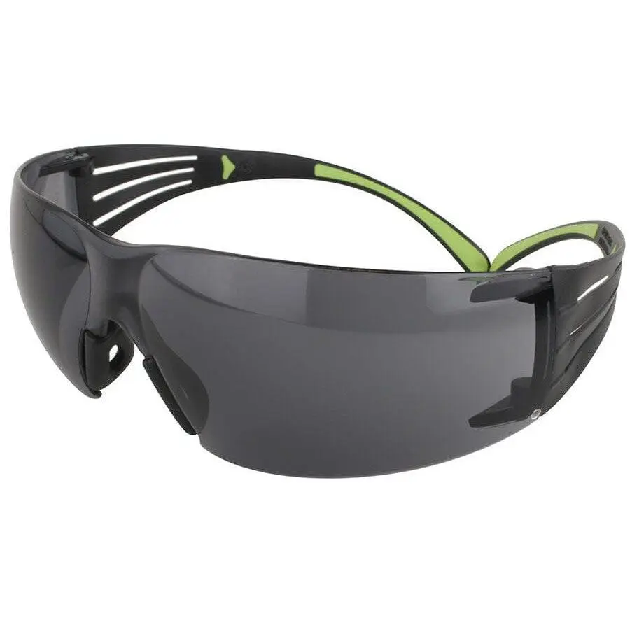 3M SecureFit Protective Goggles - Black/Lime Frame, Gray Anti-Fog Lens - Work Safety Gear for Home Improvement, Security