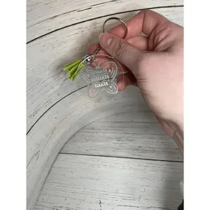 Hydrate, Meditate, Fixate Keychain