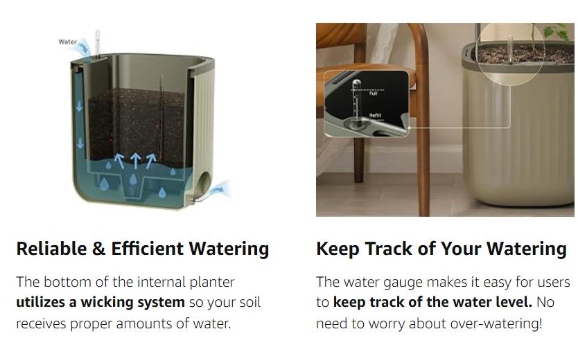 EZ Self-Watering Tomato Planter with Trellis - Climbing Planting Stand for Thriving Tomatoes, Self-Watering Design, Sturdy Trellis Structure, Essential Garden Addition