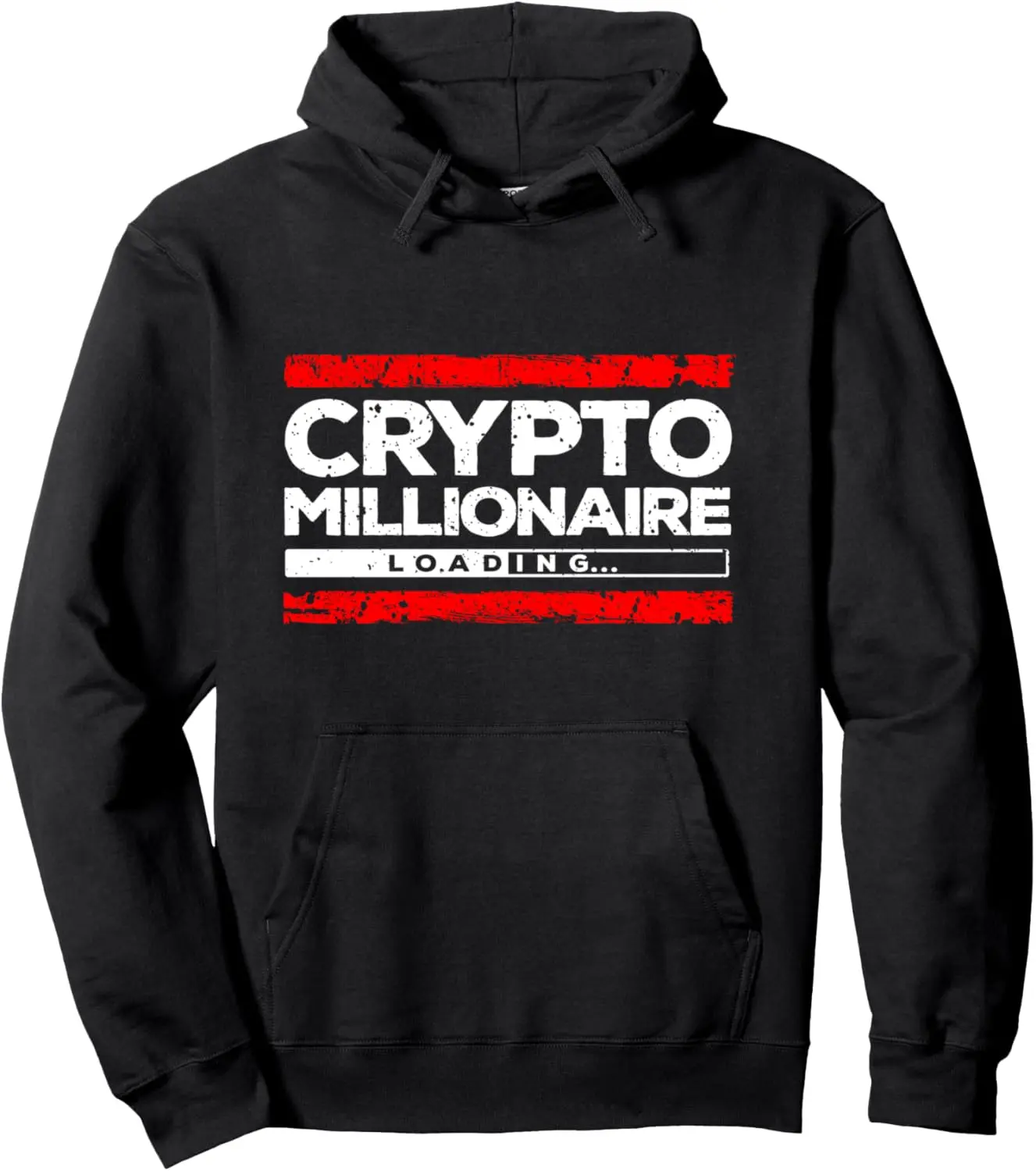 Crypto Millionaire Shirt | Vintage Bitcoin Crypto Pullover Hoodie N4