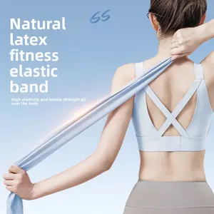 Medical-Grade Silicone 8-Loop Resistance Band: High-Tension Elastic Trainer for Shoulder Mobility, Back Stretching & Limb Rehabilitation - Multi-Grip Yoga Therapy Fitness Equipment Ankle Band Set Hip and Leg Training home gym cluster