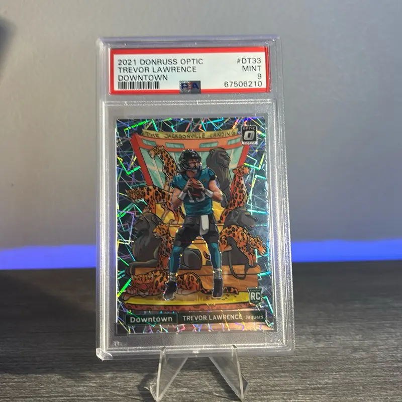 Panini Trevor Lawrence RC Downtown PSA 9