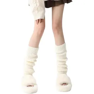 Experience the comfort and versatility of these flared and loose-fitting leg warmers, perfect for layering over tights or socks or wearing on their own