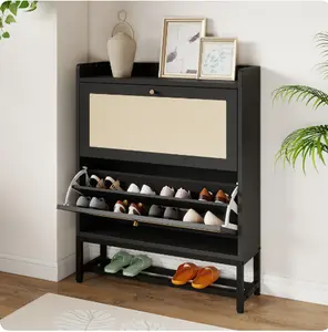 Entryway Shoe Cabinet model 4 black color Entryway Shoe Cabinet model 4 black color
