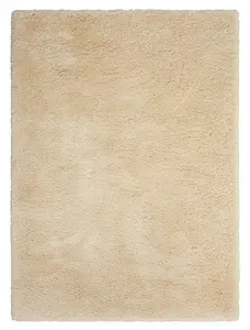 Nourison Home Yummy Shag YUM01 Bone Contemporary Loomed Rug