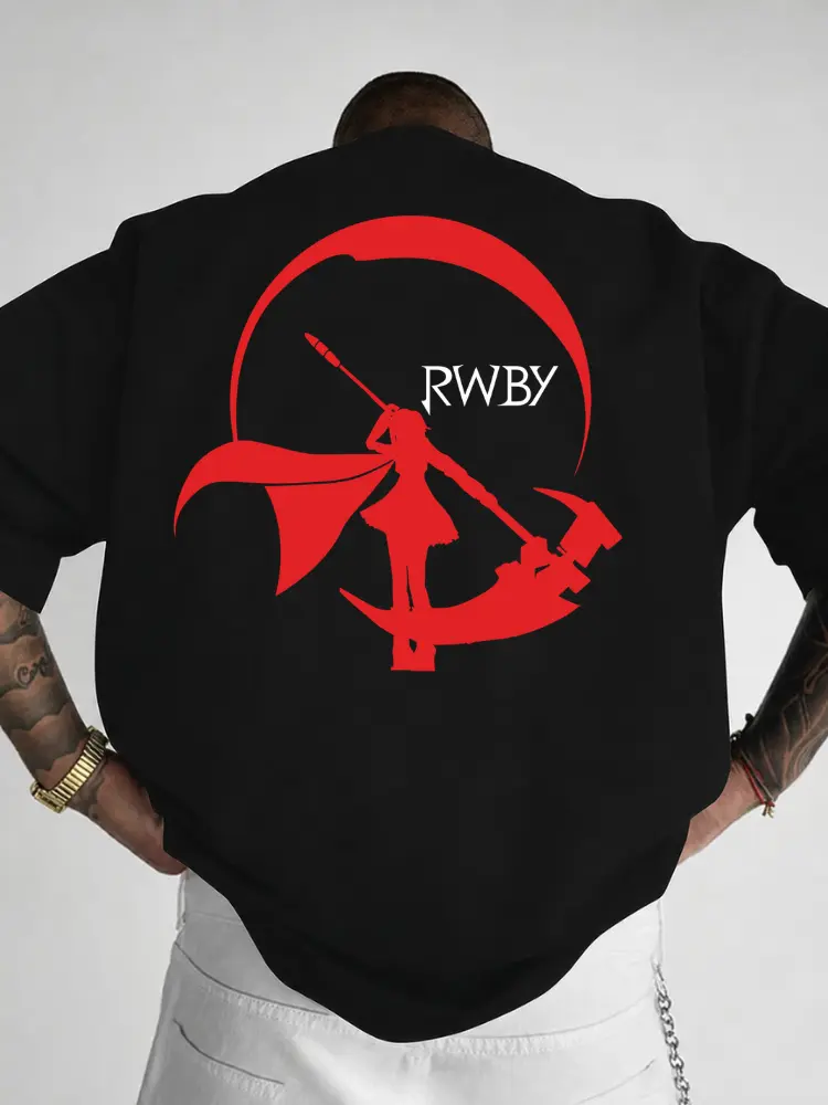 RWBY Ruby Rose Anime T-Shirt/Hoodie/Sweatshirt, Anime Shirt Cotton Menswear