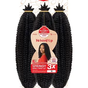 Outre X-Pression Twisted Up Crochet Braid - 3X SPRINGY AFRO TWIST 16"