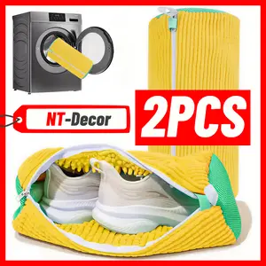 Shoe Washing Bag, 2 Counts Reusable Shoe Laundry Bag, Shoe Protector Bag for All Types Of Shoes, Mesh Laundry Bag, Laundry Tools & Accessories, Laundry Organizer, Laundry Products, Removable Washing Bags #TOP PICKS