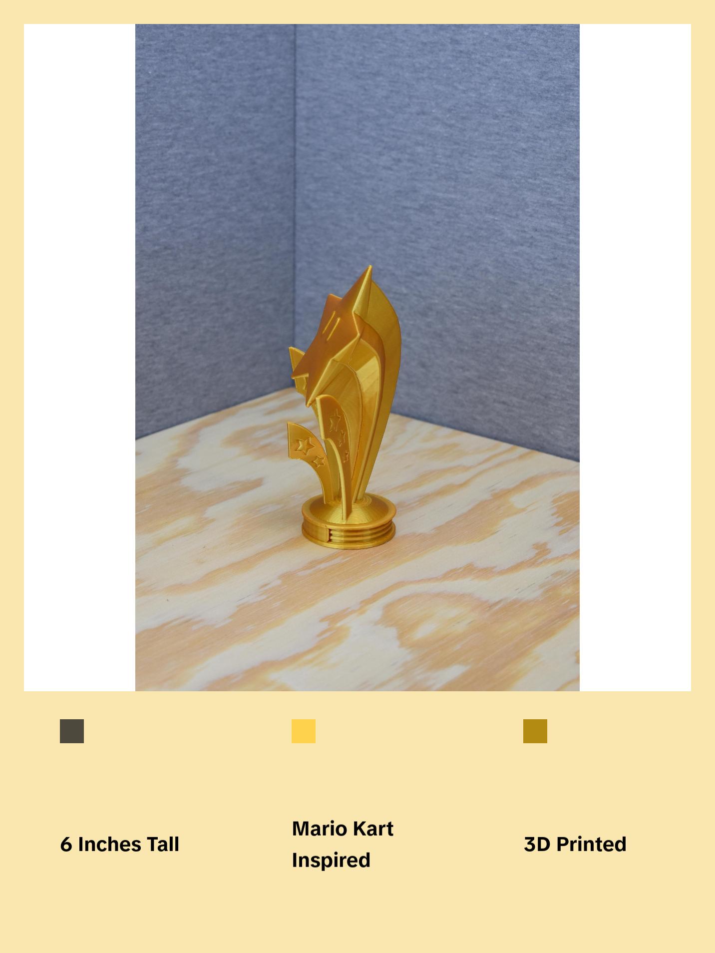Mario Kart Star Cup Trophy - The Perfect Trophy Award for Any Mario/Nintendo Fans