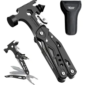 16-in-1 Multitool, Gifts for Dad, Hammer Multi tool, Utility  Multitools for Men,  Gear and Supplies, Christmas  for Boy Husbands