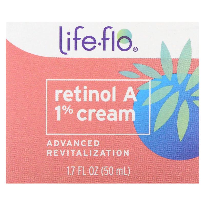Life-flo Retinol A 1% Cream, Advanced Revitalization, 1.7 oz (50 ml)