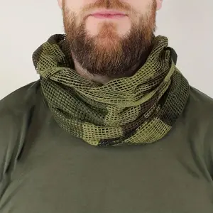 Tactical Sniper Veil – Full Coverage Camouflage Scarf for Face, Neck & Head – 100% Cotton, 180 x 88cm – Lightweight Concealment Gear for Airsoft, Hunting & Outdoor Survival