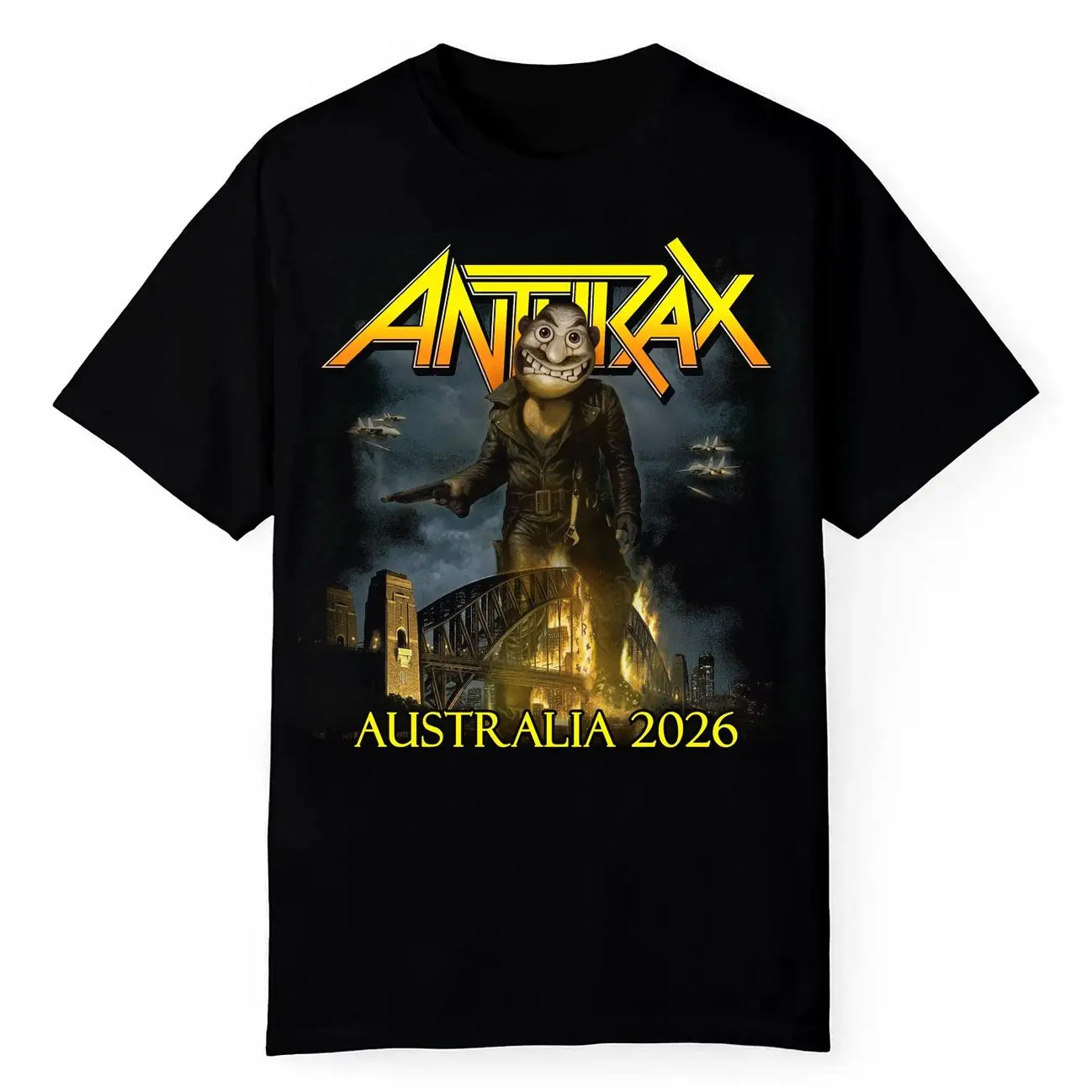 AnthraxTour 2026 Vintage Inspired Concert Style T-Shirts