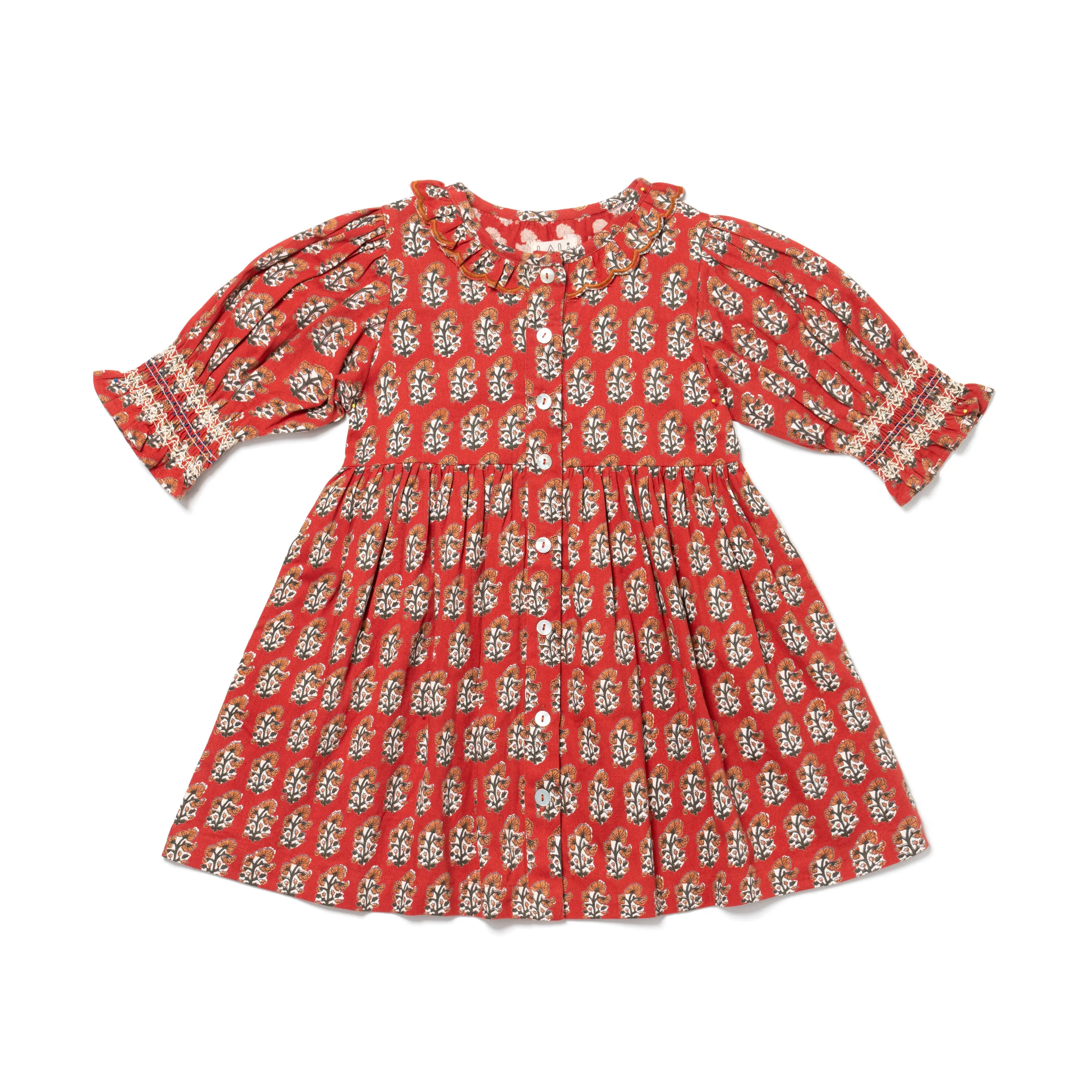 Red Block Ivy Dress