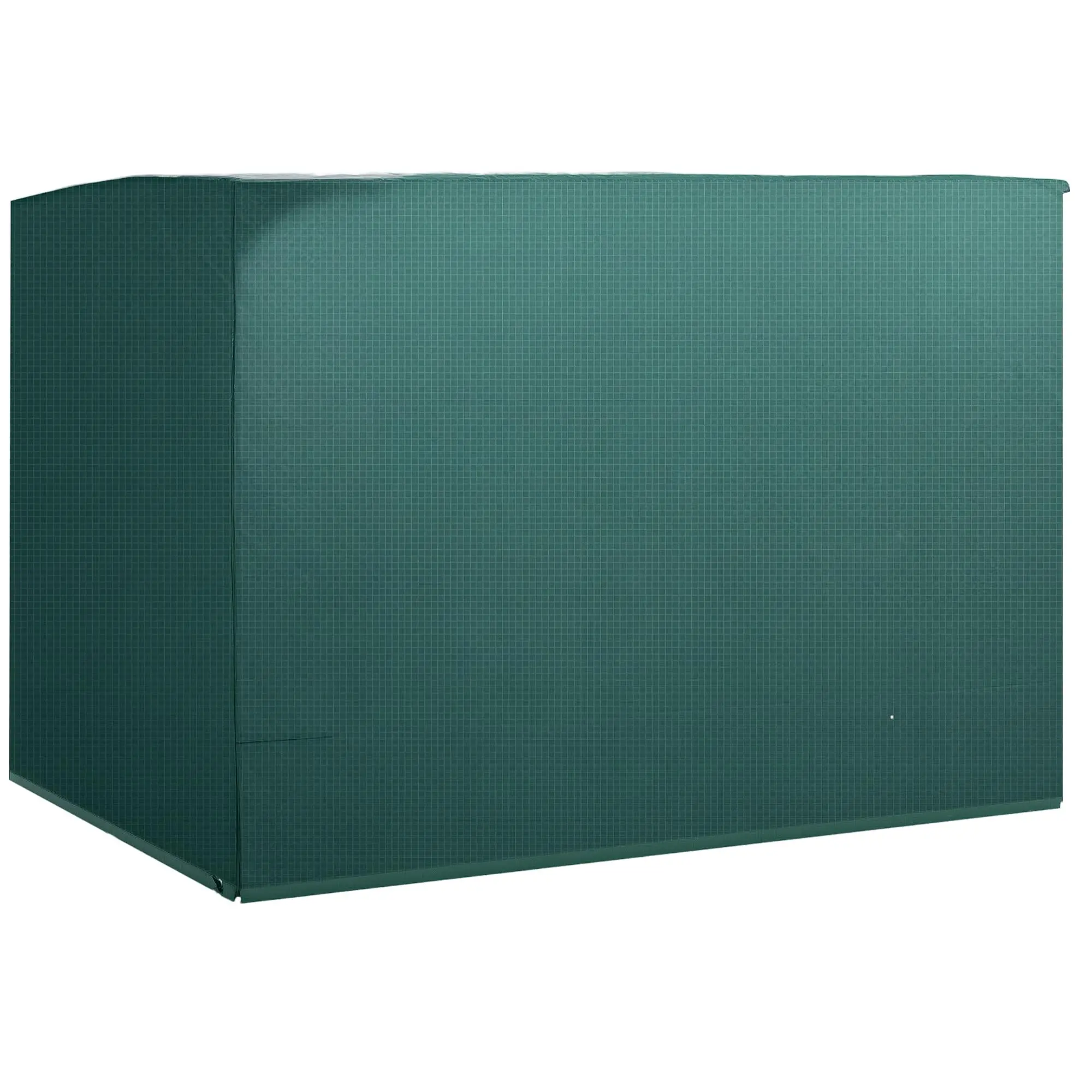 Outsunny 3-Seater Patio Swing Cover, Outdoor Garden Furniture Protection Hammock Cover, Waterproof Dustproof Windproof Anti-UV, 85" X 61" X 59", Dark Green
