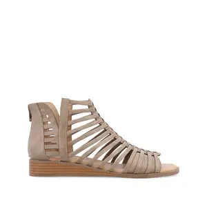 DELILAH GLADIATOR SANDALS IN WIDE - Tan