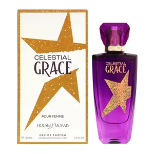 House of Morais Celestial Grace Pour Femme Eau De Parfum Vaporisateur Natural Spray 100ml 3.4fl.oz. Subtle Captivating Aroma - Women's fragrance