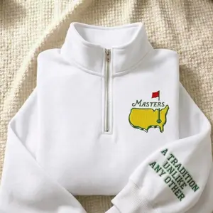 Masters Golf Tournament Embroidered Quarter Zip[ – A Tradition Unlike Any Other