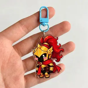D3rlord3 Acrylic Keychain, Minecraft ARG YT Vid, gift for gamers