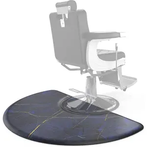OmySalon 3'x5'x5/8'' Salon Anti Fatigue Mat for Hairstylist Standing, Barber Floor Matt Under Styling Chair, Hair Cutting Hairdressing Equipment