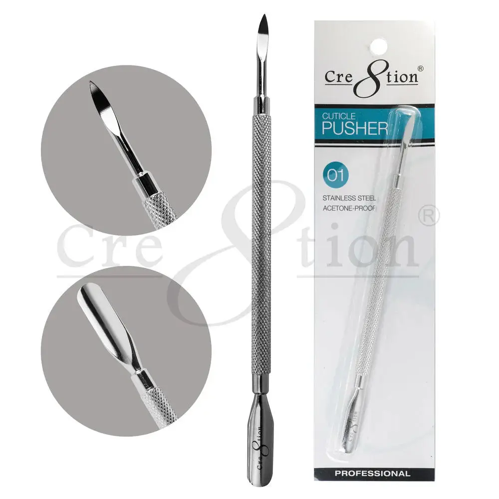 Cre8tion Stainless Steel Cuticle Pusher 01