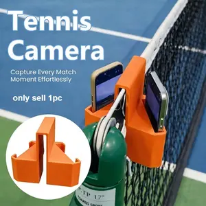 A Multifunctional Tennis Phone Holder, Phone Stand Holder That Ensures Stable Shooting Throughout, Easily Compatible with Various Phone Models for Effortless Recording, Selfie Phone Holder