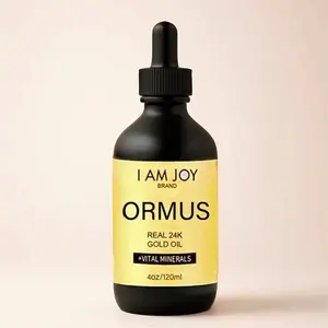 I Am Joy: Ormus Gold Oil Monoatomic Helps to Decalcify Pineal Gland, Repair DNA, Increase Manifestation Speed - Rich with Minerals Platinum, Iridium Using Non Chemical Solvent Extraction 4oz Blend Body Care Coconut oregano oil Cosmetic Daily