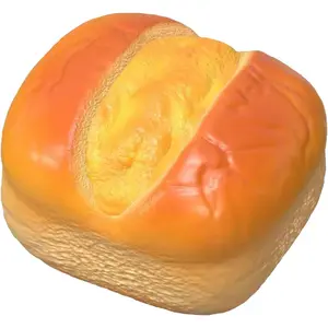 Cracked Bread Squishy Jumbo Bread Scented Stressrelief Fidget Squishies Toy Collection (Bread)