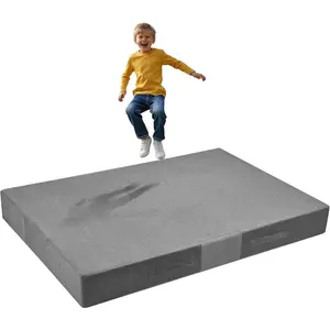 VEVOR Crash Pad, 6x 4 ft Crash Pad for Kids Sensory with Soft Thick Foam and Washable Cover, Giant Pillow Mat Large Sensory Room Equipment for Children and Adults Jumping, Play, Climbing GymnasticsVEVOR Super Brand Day