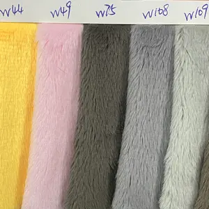 Crystal super-soft short plush fabric for clothing lining, blankets, pajamas, knitted fabric, soft velvet home textiles