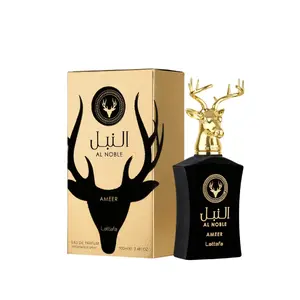Lattafa Al Noble Ameer for Unisex Eau de Parfum Spray, 3.4 Ounce