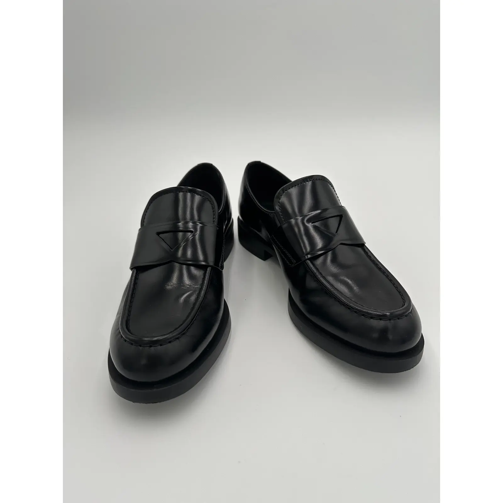 Prada Spazzolato Leather Loafers #12 Size 36/6, Women, Vintage