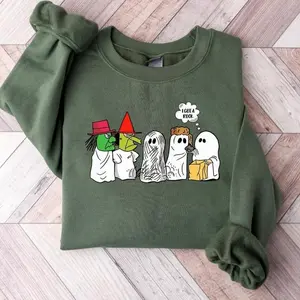 I Got A Rock Halloween Meme Sweatshirt, Funny Ghost Hoodie, Spooky Season T-Shirt, Halloween Gift