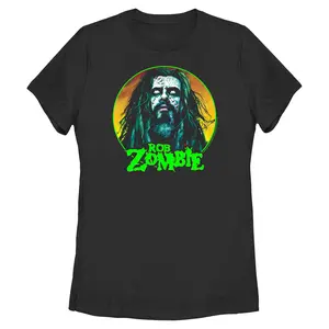 Women's Rob Zombie Undead Face Logo T-Shirt