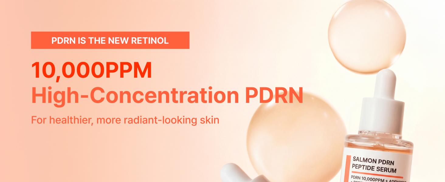 NIDA Salmon PDRN Peptide Serum | Salmon PDRN, Peptide, Adenosine, Caffeine | Firm & Healthy-looking Skin, Intense Hydration | 1.69 fl.oz., 50ml