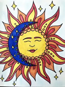 Add-On Art Projects - Sun and Moon L2 (ages 8+)