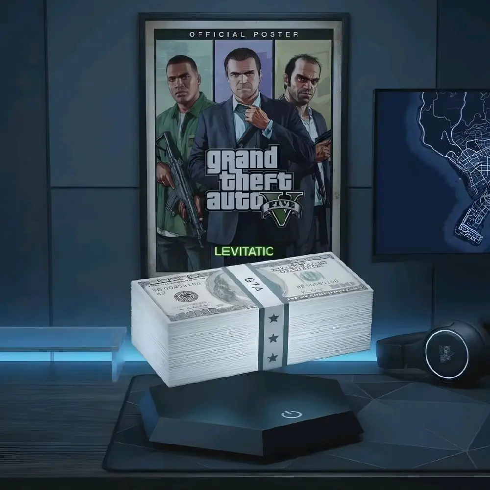 GTA money fly lamp