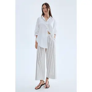 H&M Ankle-length cotton trousers H&M Ankle-length cotton trousers