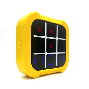 Handheld Electronic Tic Tac Toe Quick-Play - Portable Educational Toy for Kids & Adults, Digital Board Game to Boost Memory & Cognitive Skills, Perfect Home Interactive Game Gift for Family Fun & Leisure(Battery Not Included)