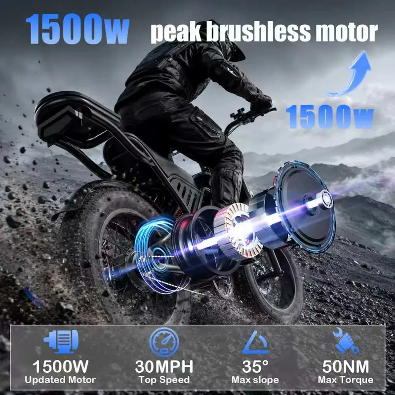 S9 1500W peak motor performance graphic