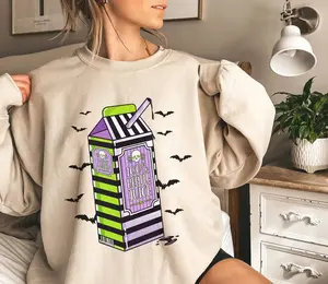 Halloween Beetlejuice Sweatshirt | Halloween Boo Bash Sweatshirt | Horro Halloween Sweatshirt, Full Color, For Men, For Women, Classic Fashion, Full Sizes, Tee Print