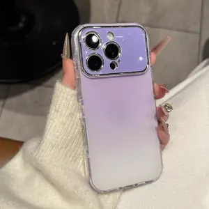 New Luxury Style Instant 17 Gradient Color Shimmer Phone Case for iP17Promax/16/15/14/13 , Ultra-Lightweight, All-Round Protection, Precision Fit, Sparkle Design