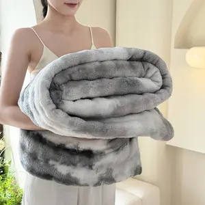 Soft Plush Bed Blanket, Boho Style Bedroom Cover, Available in 1.5/1.8m Sizes, Modern Simple Decorative Throw, Perfect Gift