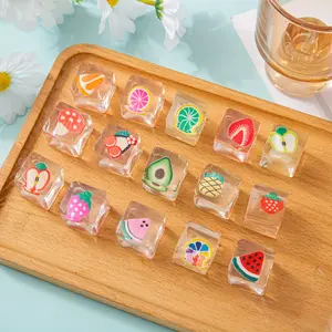 4/8/16/24pcs Taba Squishy IceCube Squeeze Toys - Cute IceCube Squishy Toys for Stress Relief, Soft Squeeze Fidget Toys, Multistyle Sensory Fidget Decompression Toy for, Kids Adults, Party Supplies And Gifts/goodie Bags Stuffers/christmas/halloween/n