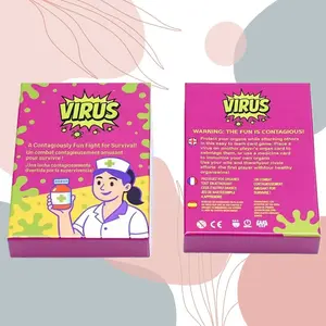 Virus Board Game Cards, Multiplayer Funny Competitive Game, Family Gathering Leisure Entertainment, Hilarious Paper Cards