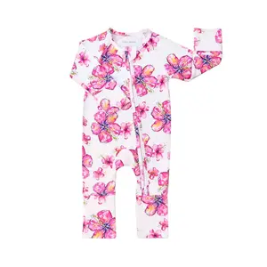 Hibiscus Kiss Bamboo Coverall - Women's Bodysuit