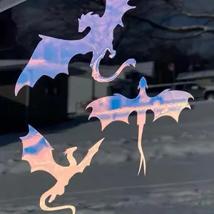 Fourth Wing Dragon Car Decal. Booktok stickers. Iron Flame. Onyx Storm