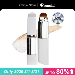 Cover Cream Stick V w/ Detachable Brush - Korean Skin Care Color-Changing Foundation Stick with Collagen Capsules (0.45 oz)