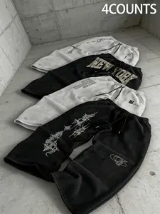 Men's Drawstring Sweatpants, 4 Prints (new York), Skin-Friendly Fabric, Comfortable Breathable, Street Style, Casual Wear